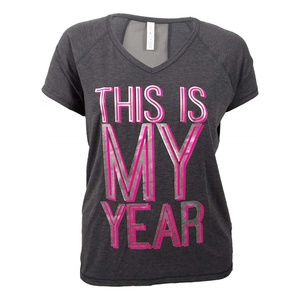 Ideology Women's Plus Active This Is My Year Shirt